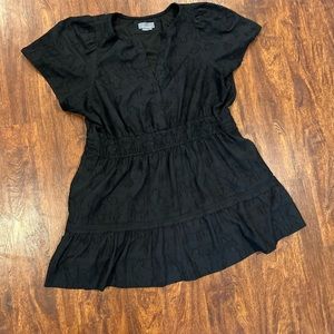 Anthropologie Plus Smocked Waist Tiered Mini Dress size 3x